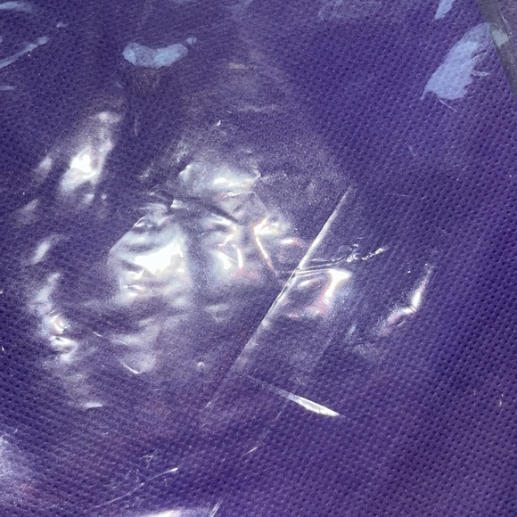 HANGING PURSE STORAGE ORGANIZER BLACK or PURPLE HOLDS 6 - Picture 3 of 6